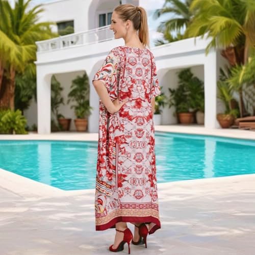 Image of Miss Lavish London Women's Kaftan- Kaftan Dress for Casual, Party, Evening, Vacation and Everyday Wear