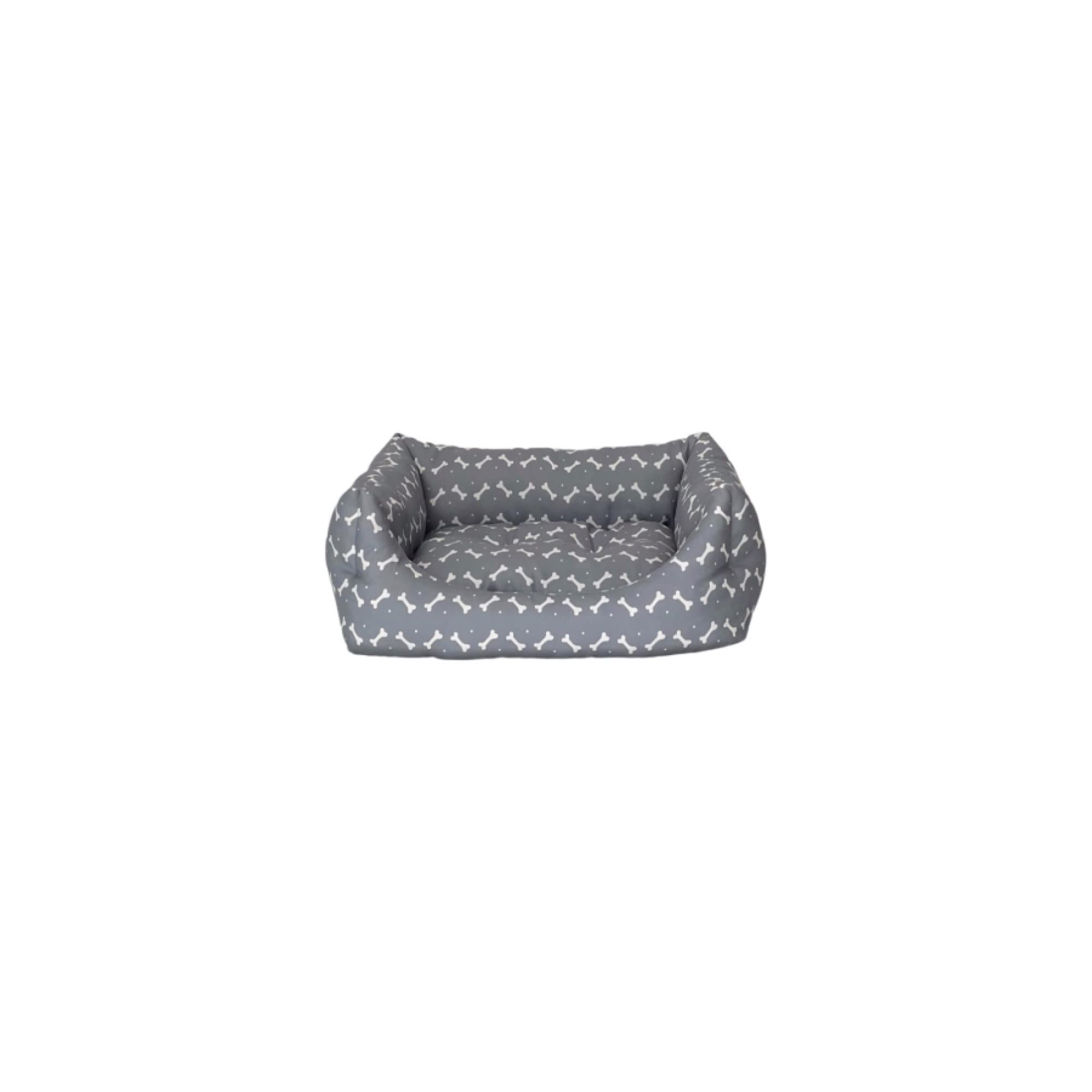 Pet Comfort Uniform Bone Gri-Beyaz Kedi ve Köpek Yatağı S 40x50cm