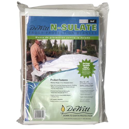 De Witt NS12 Fabric N Sulate Plant Protection, 10-Feet, 1.5-Ounce