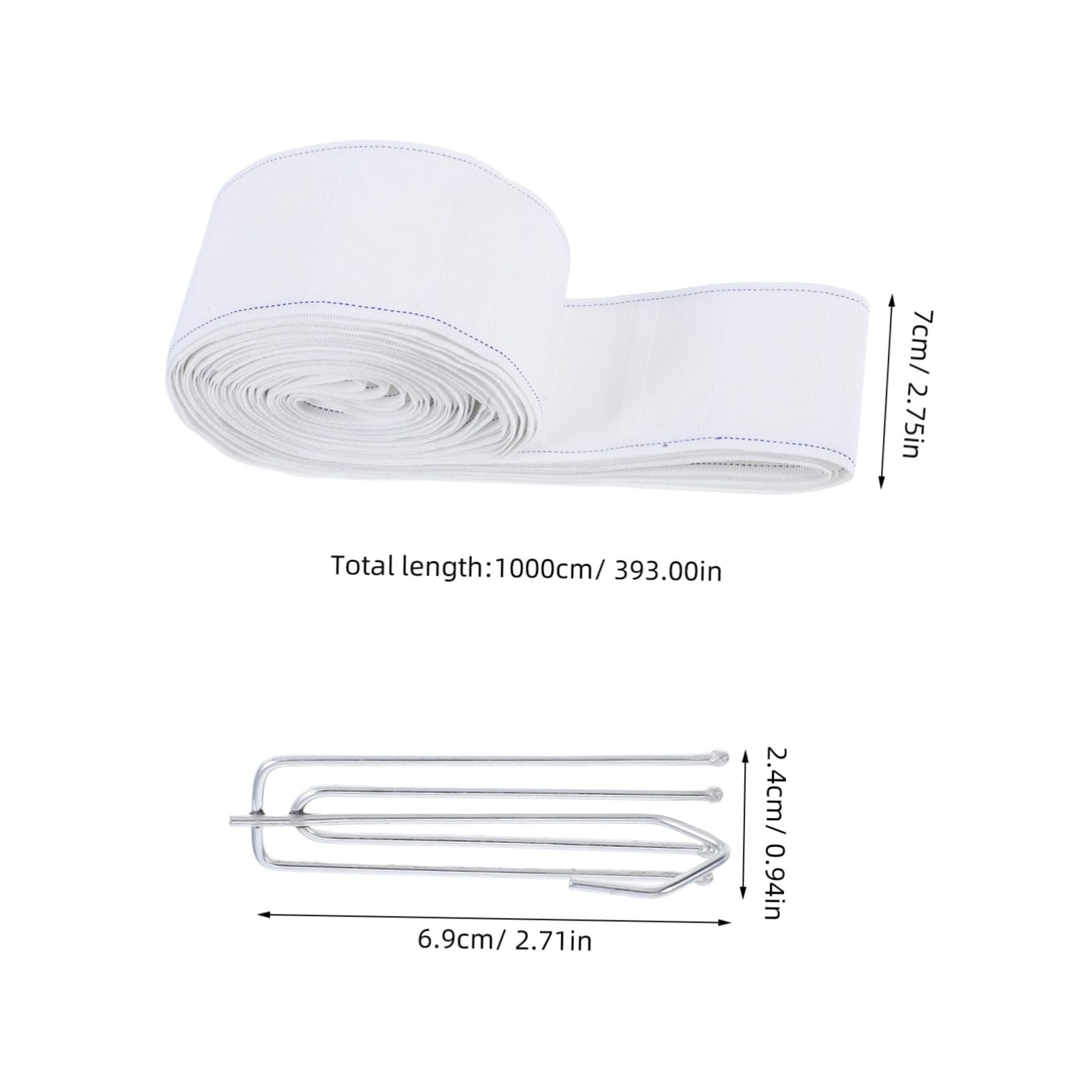 TEHAUX Lot De 3 Ceintures De Pliage Pour Rideaux Crochets De Rideaux À Faire -Même Ruban À Pour Rideaux Ruban À Pour Rideaux Ruban À Pour Rideaux Ruban À