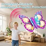 4DRC V40 Flying Remote Control butterfly Drone for Kids, RC Quadcopter with Lights, 2 Batteries, Altitude Hold, Headless Mode, and Stunt Roll, RC Aeroplane Airplanes Toy Gift for Beginners Boys Girls - Image 5
