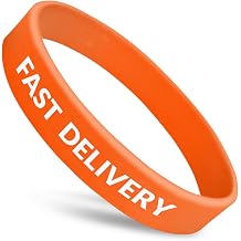 Super Rush Wristbands | | Fully Customizable | Great For Events, Fundraisers & Promotions | 1/2" Wide | Available In Bulk
