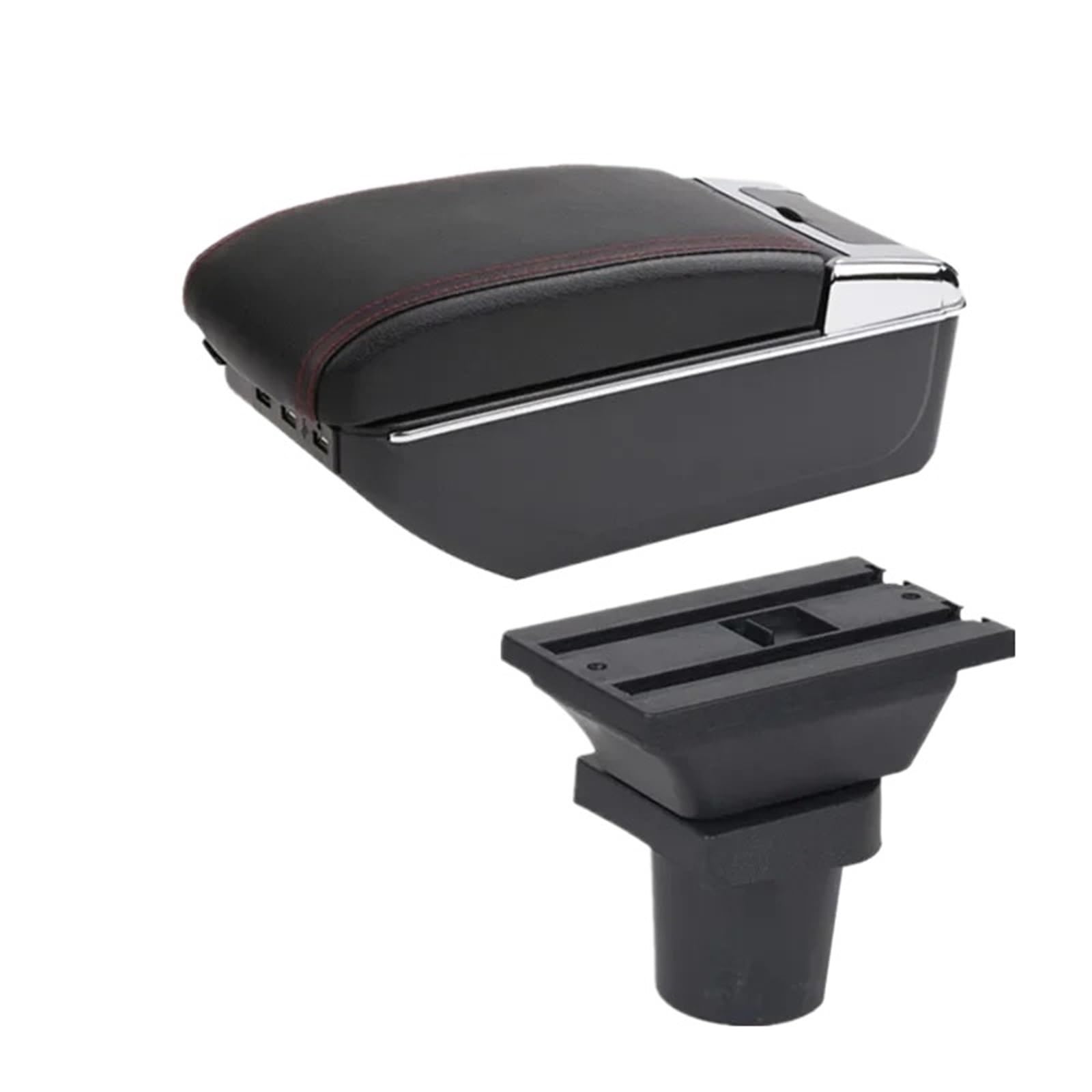 JMOLXURI Car Armrest Box For Toyota For Yaris 3 For Hybrid For For Vitz Car Armrest Box Center Console