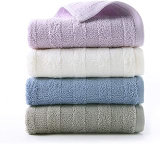 4 toallas, lavado facial de algodón puro, toa...