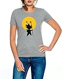 Goku Star Dragon Vegeta Ball Son Goku Roshi DBZ Camiseta de mujre, Colour:Grau;Größe2:XXL