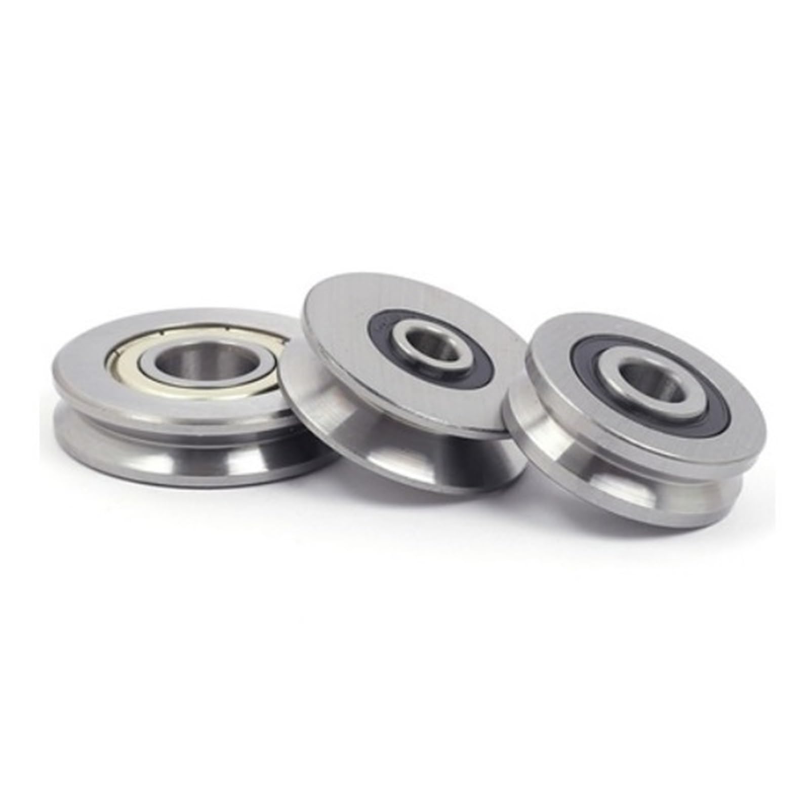 10 sztuk prowadnica drutu v-rowek miniaturowe łożysko V623 V624ZZ U623ZZ U624ZZ U604ZZ U rowek V nad linią koło pasowe(V624 135ZZ 4x14x5mm)