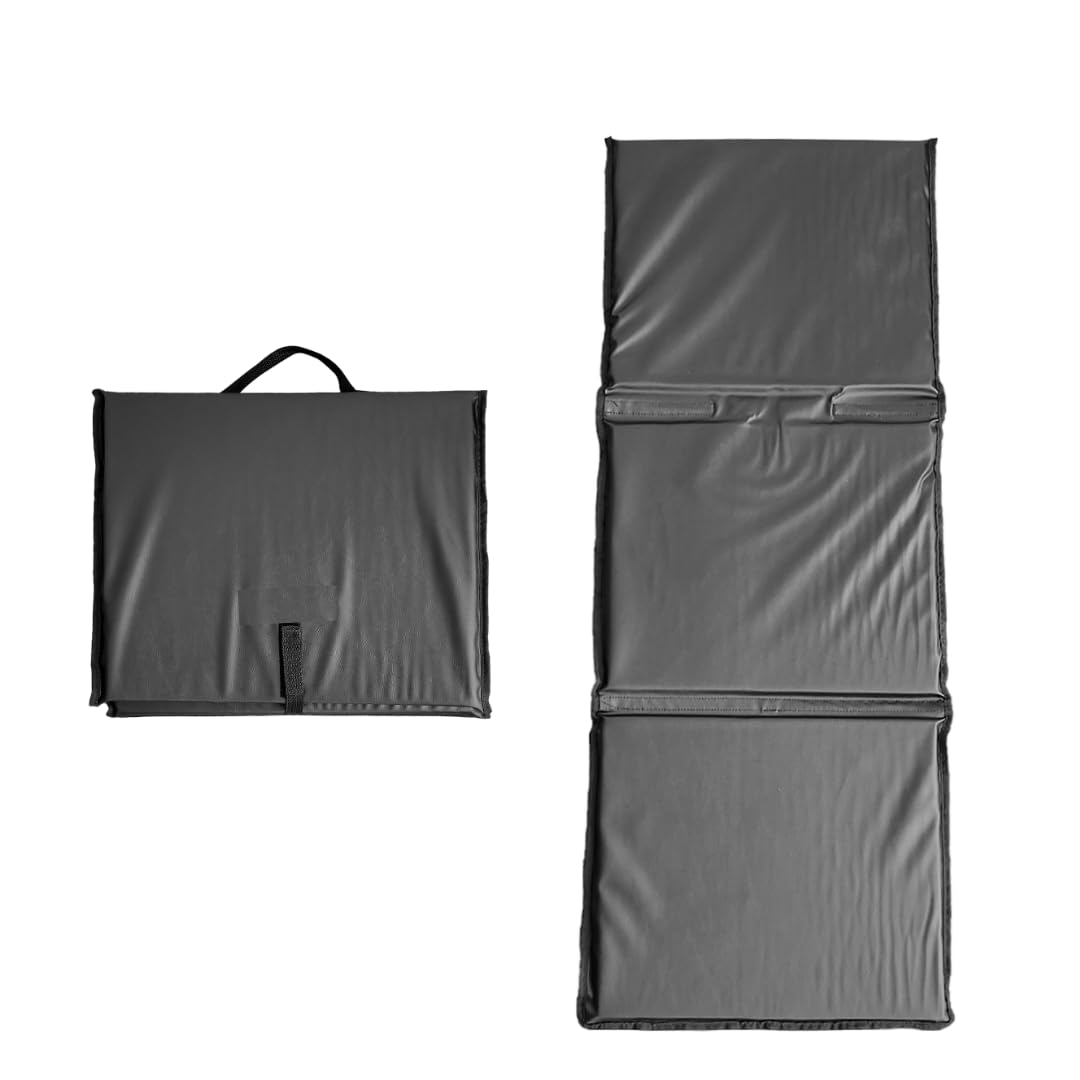 Colchonete Dobrável para Academia e Exercícios, 90cm x 38cm x 2cm, Espuma Poliuretano