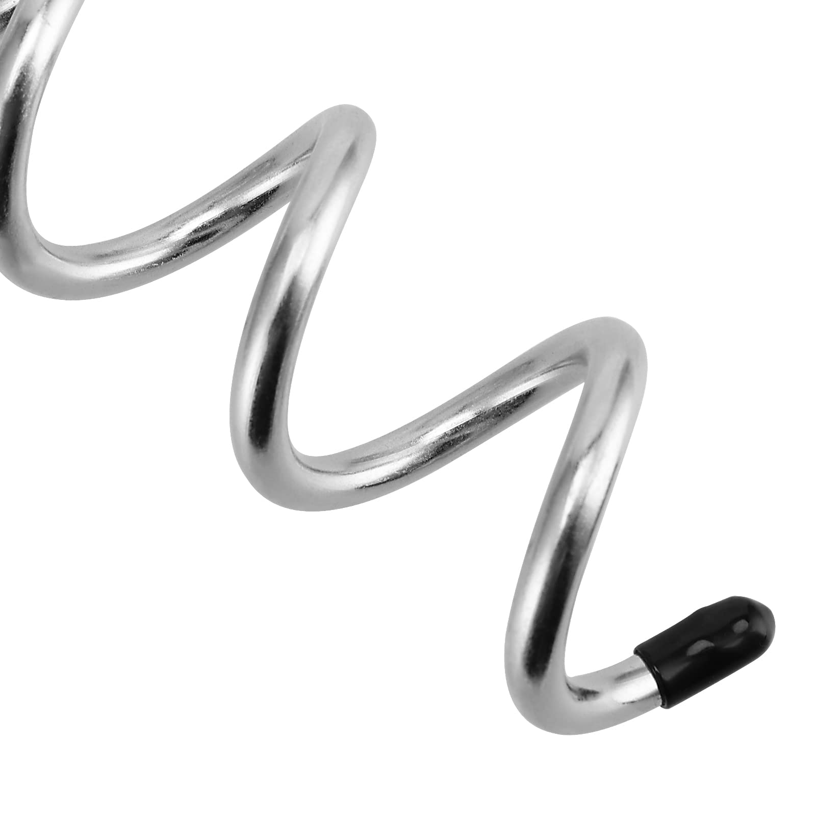 SINJEUN Set di 6 kit di ancoraggio per trampolino, kit di ancoraggio per trampolino, resistente con cinghie regolabili da 2,3 m, kit di fissaggio a spirale per tende, altalene, capannoni da giardino,