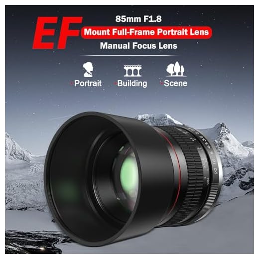 85mm f1.8 Manual Focus Portrait Lens