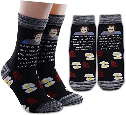 AATOP Ron Swanson Chaussettes en coton Cover