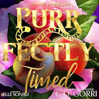 Purrfectly Timed Audiolibro Por C.D. Gorri arte de portada