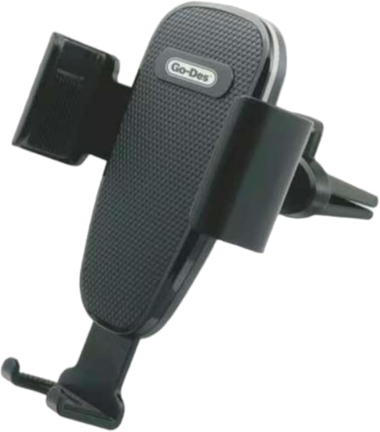 GoDes Car Phone Holder, Air Vent Mount, Gravity Auto Lock, Universal Mobile Stand, Black