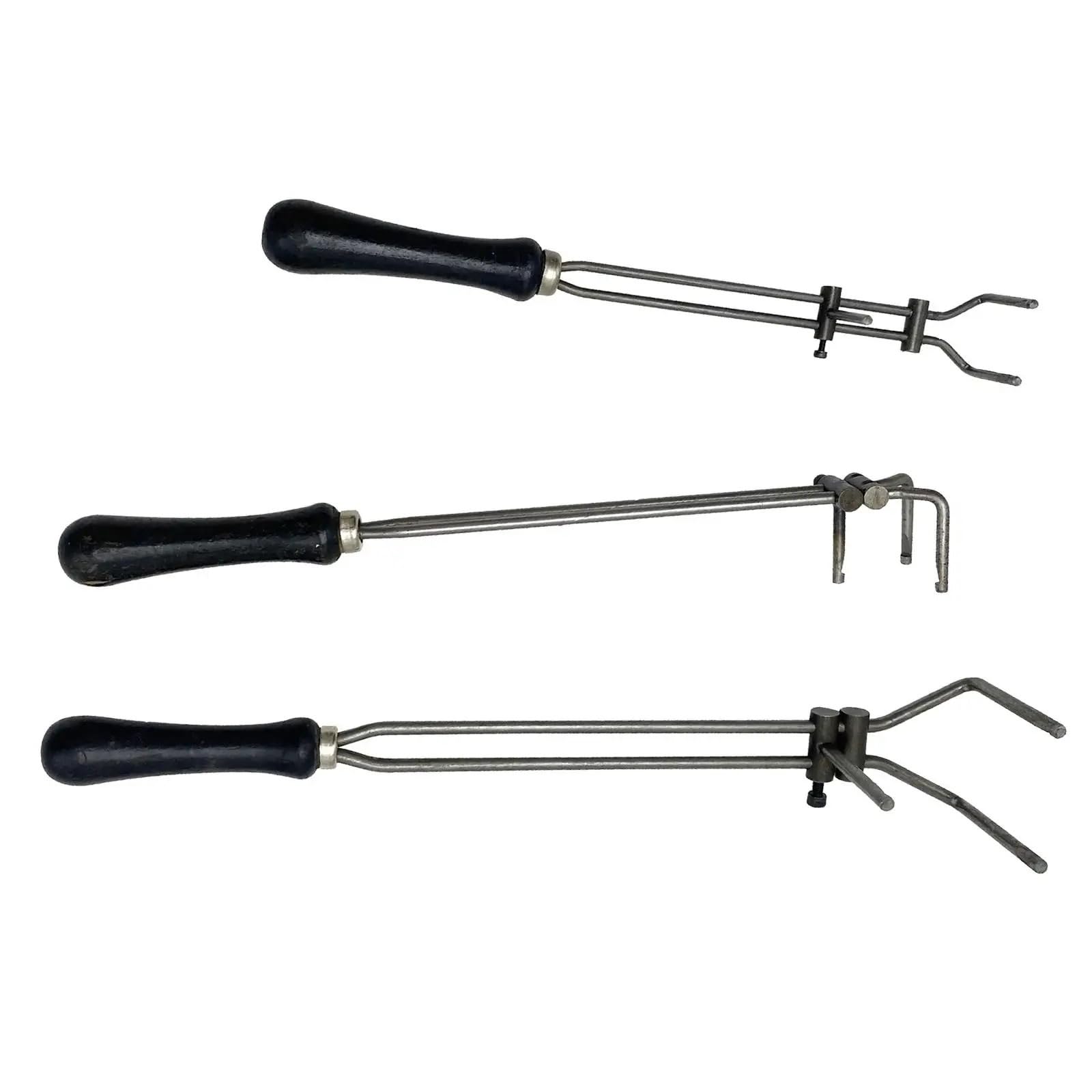 Pinza Per Crogiolo Pinze For Crogioli For Fusione Di Metalli Pinze Di Serraggio For Ciotola Del Crogiolo Pinze For Colata For La Creazione Di Gioielli Sollevamento Per Becher(4x34cm)