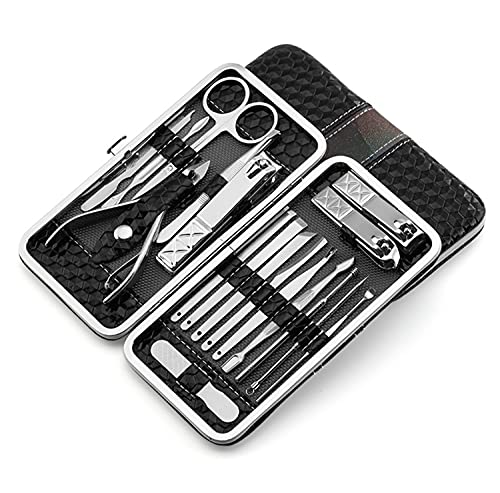 Fixget Set Manicura Pedicura, 18 en 1 Podadoras de...