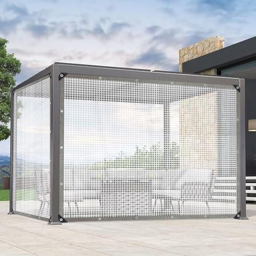 Abrotain White Tarp Waterproof 18mil tarps Multipurpose Protective Cover UV Resistance Greenhouse Tarp Canopy Tent Yard Furniture Garden Bed Outdoor Activities