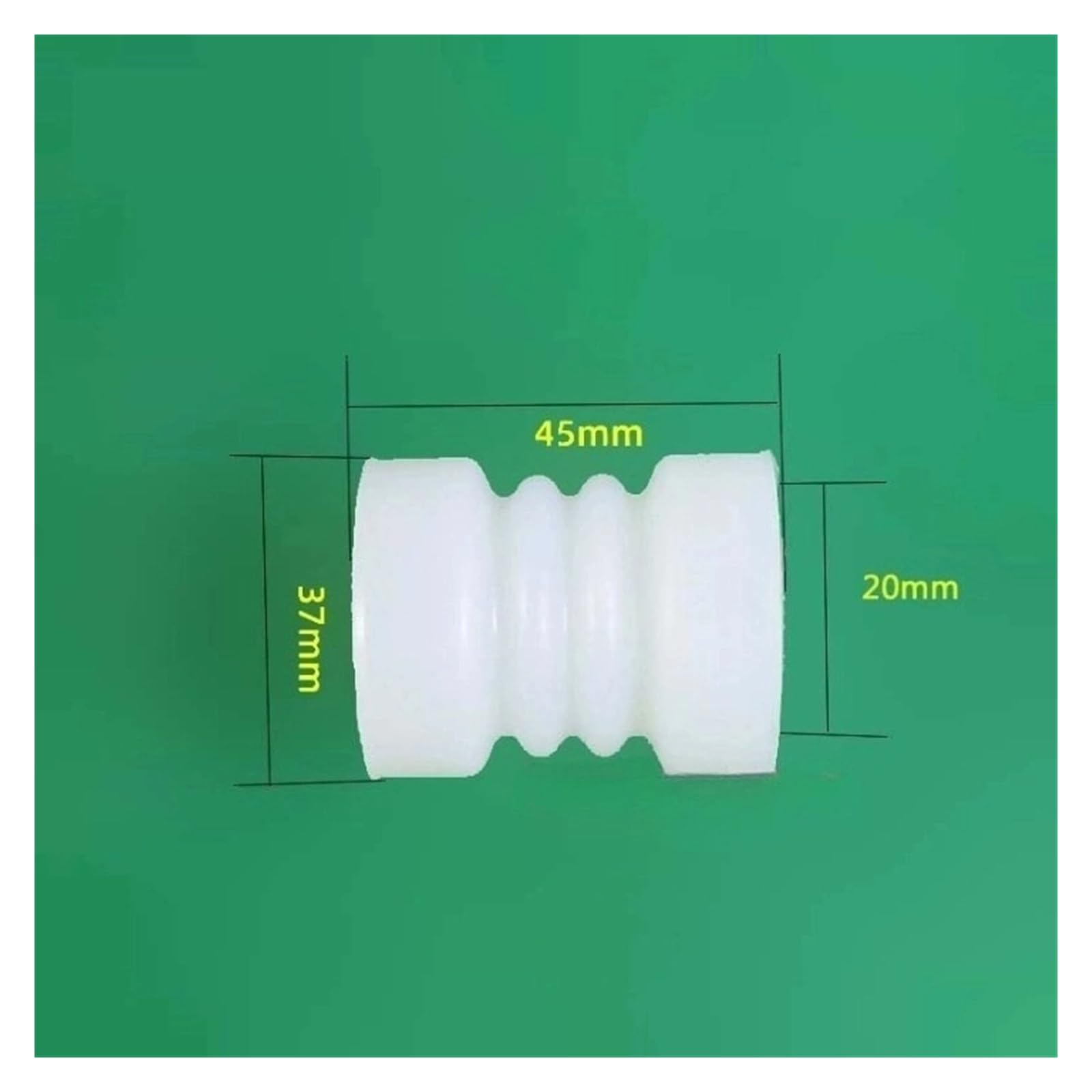 2Pcs Ice Cream Machine Spare Parts 45mm Length Mixer Rubber Sleeve Sealing Ring Stirring Shaft Corrugated Sleeve