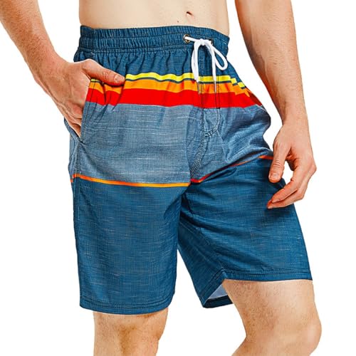 Loose Plus Size Shorts, Quick Drying Big Shorts, 5-inch Flat Angle Beach Pants, Swimming Trunks for Men2