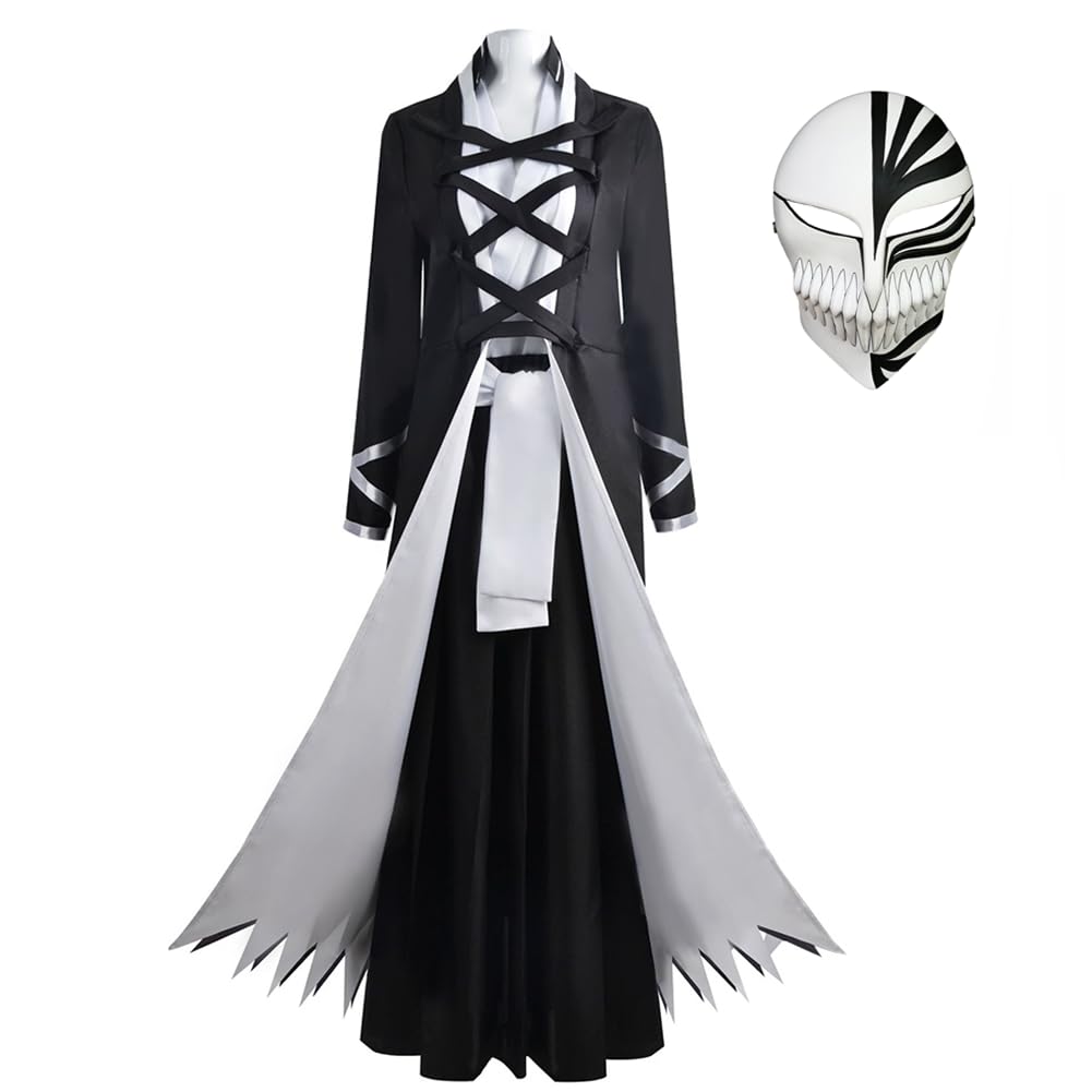 Kurosaki Ichigo Cosplay Costume Anime Kurosaki Ichigo Cosplay Halloween Christmas Uniforms Full Set