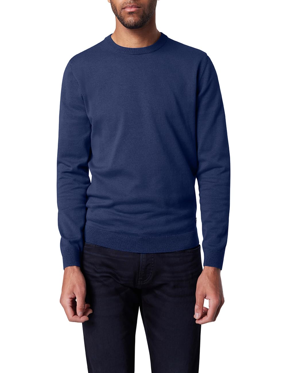 Pierre Cardin Herren Pullover Rundhals Strick RH | Männer Basic Strickpulli | Mordern Fit