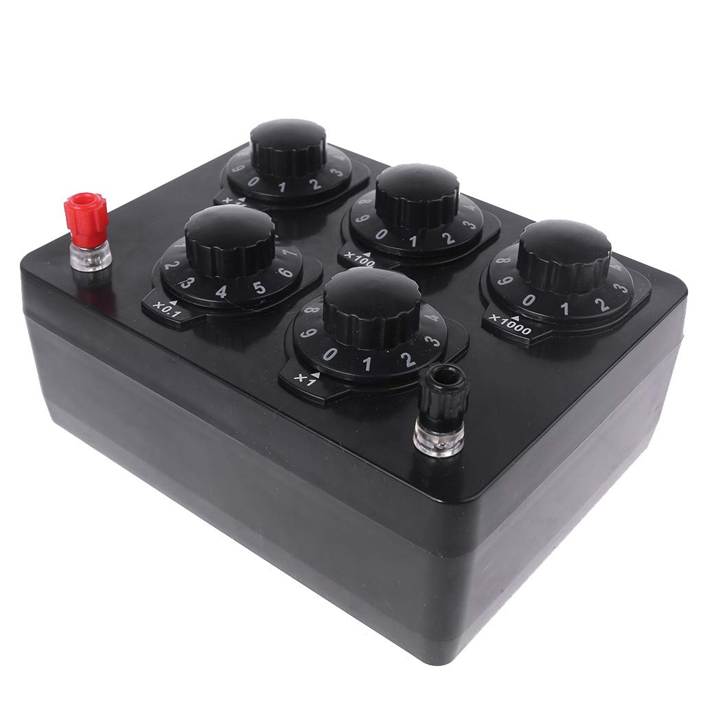 0-9999.9 Ohm Variable Resistance Box Decade Resistor Experimental Equipment for Physical School Teaching