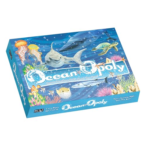 Late for the Sky Ocean-Opoly Board Game – Family Strategy and Educational Marine Life...