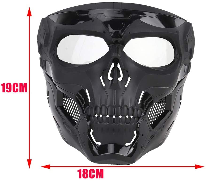 PJ Casque tactique rapide avec masque d'airsoft réglable pour airsoft