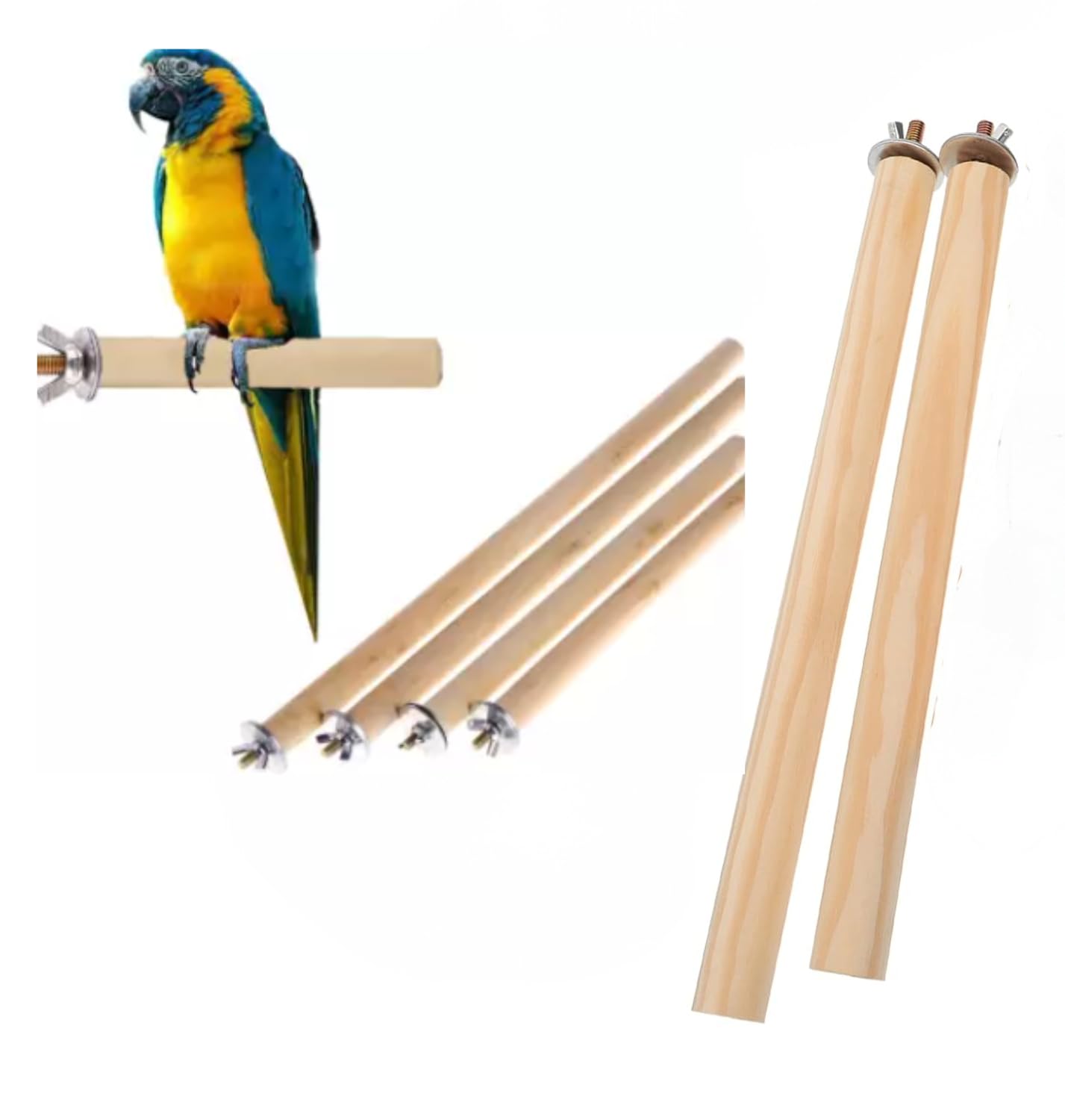 Birds Mini World Perch Stand-Wooden Parrot Perch Stand-Perch Platform Cage Accessories for Parrotlets Budgies Cockatiels Parakeets Lovebirds (1 Perch) (B0D58JPCNX) Amazon Price History, Amazon Price Tracker