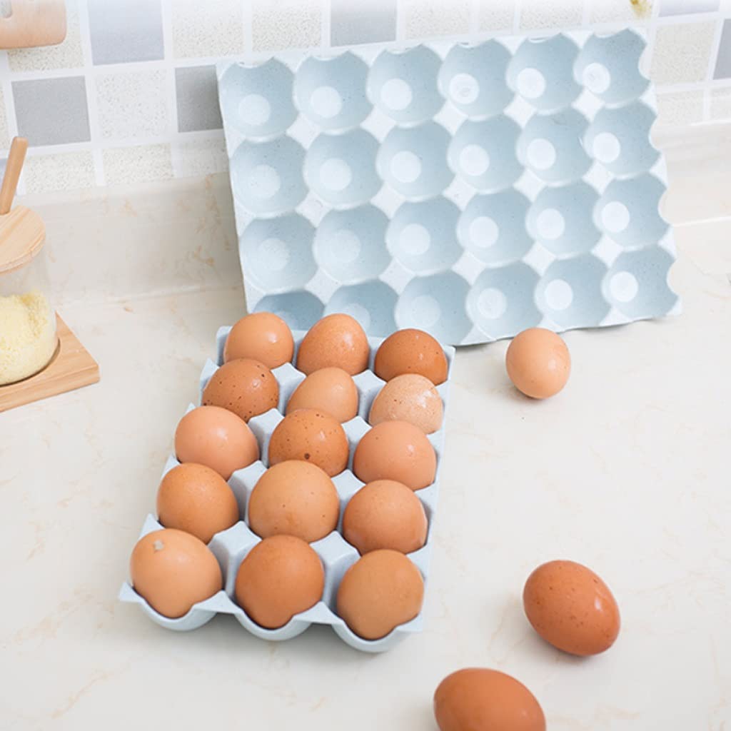 Caja de Almacenamiento de Huevos apilable Caja de Almacenamiento de Huevos de plástico, Estante de Almacenamiento de Huevos para refrigerador Caja de Almacenamiento de Cocina