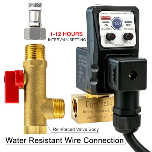 Dg-Pnetic Compressor Auto Drain Timer Valve