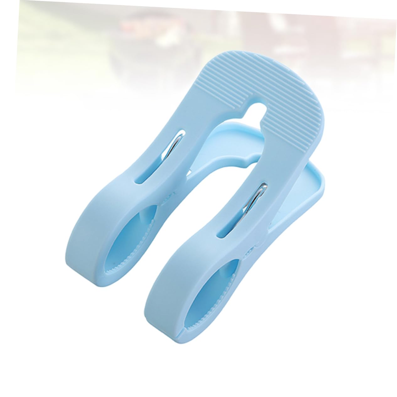 Zerodeko 10stücke Teiliges Große Winddichte Wäscheklammern Aus Strapazierfähigem Pp-Kunststoff rutschfest Mit Starken Zähnen Für Bettdecken Und Schwere Kleidung Blauer Clip Für Wäsche Und s