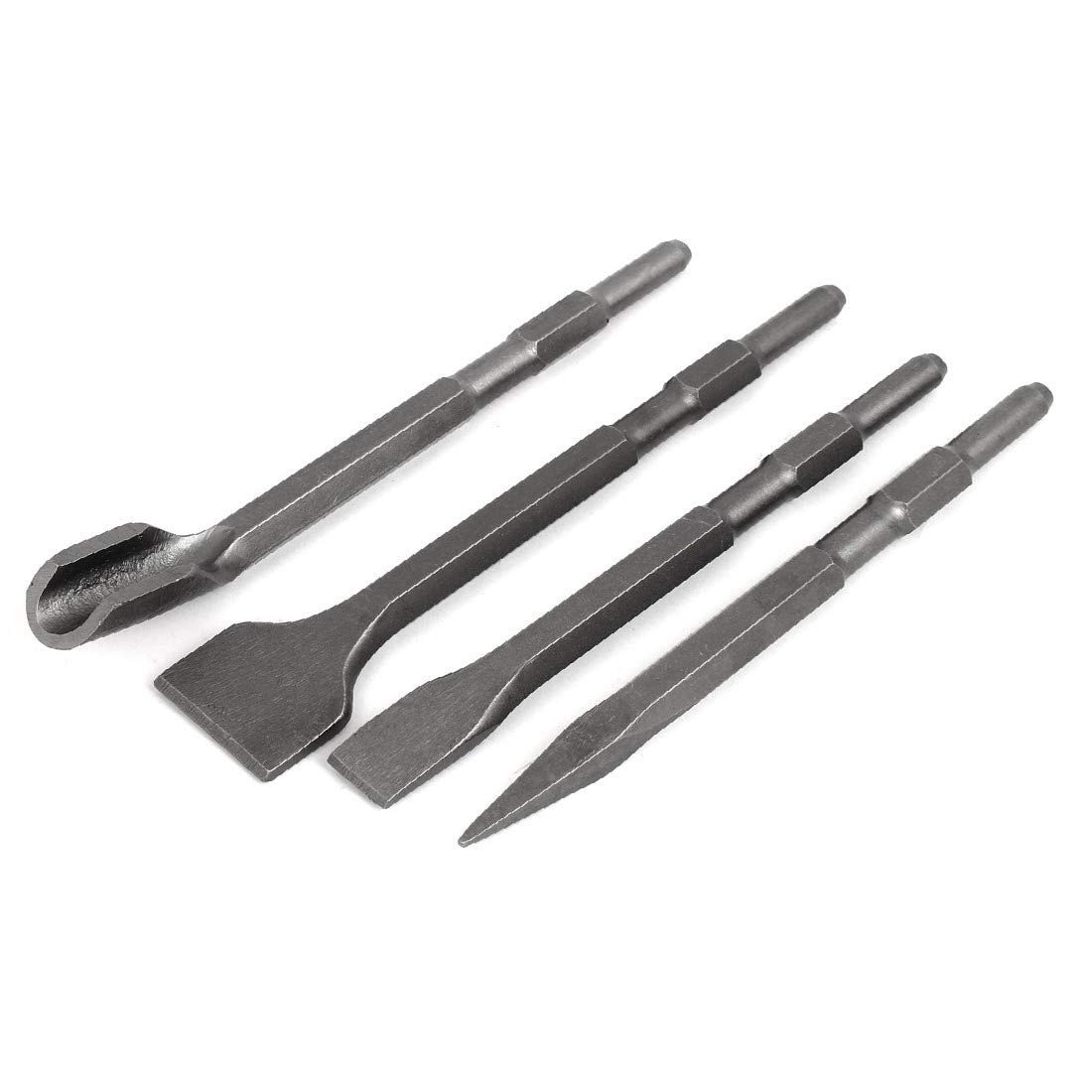 Okrągły otwór Płaski, ostry, w kształcie litery U Zestaw dłut do betonu 4 w 1(Runder Special Direct System PLUS Schaft flach, Spitze, U-förmiger Bit-Betonmeißel-Satz 4 in 1