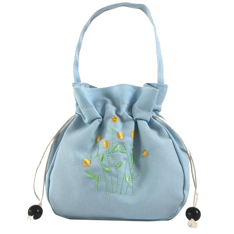 OSKOUR Borsa a tracolla con catena di perle con fiori ricamati retrò Borse con dolly di piccole perle per la borsa da sera in raso con pochette per la borsa da damigella