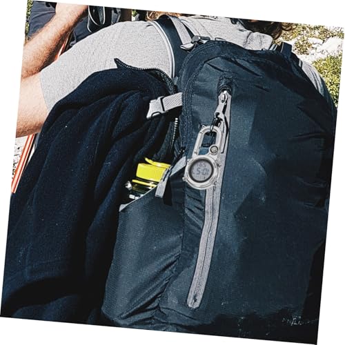 Reloj digital de bolsillo multifuncional Mikikit con brillo nocturno para montaña 7