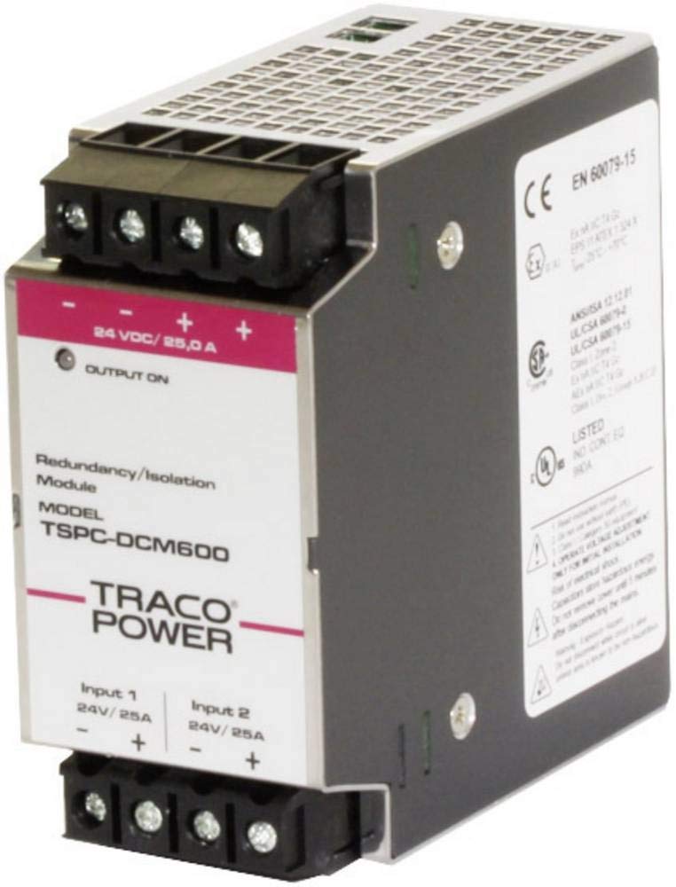 TracoPower TSPC-DCM600 - Modulo di ridondanza per guida DIN (DIN-Rail), 820 mA, 28 W, 1 x
