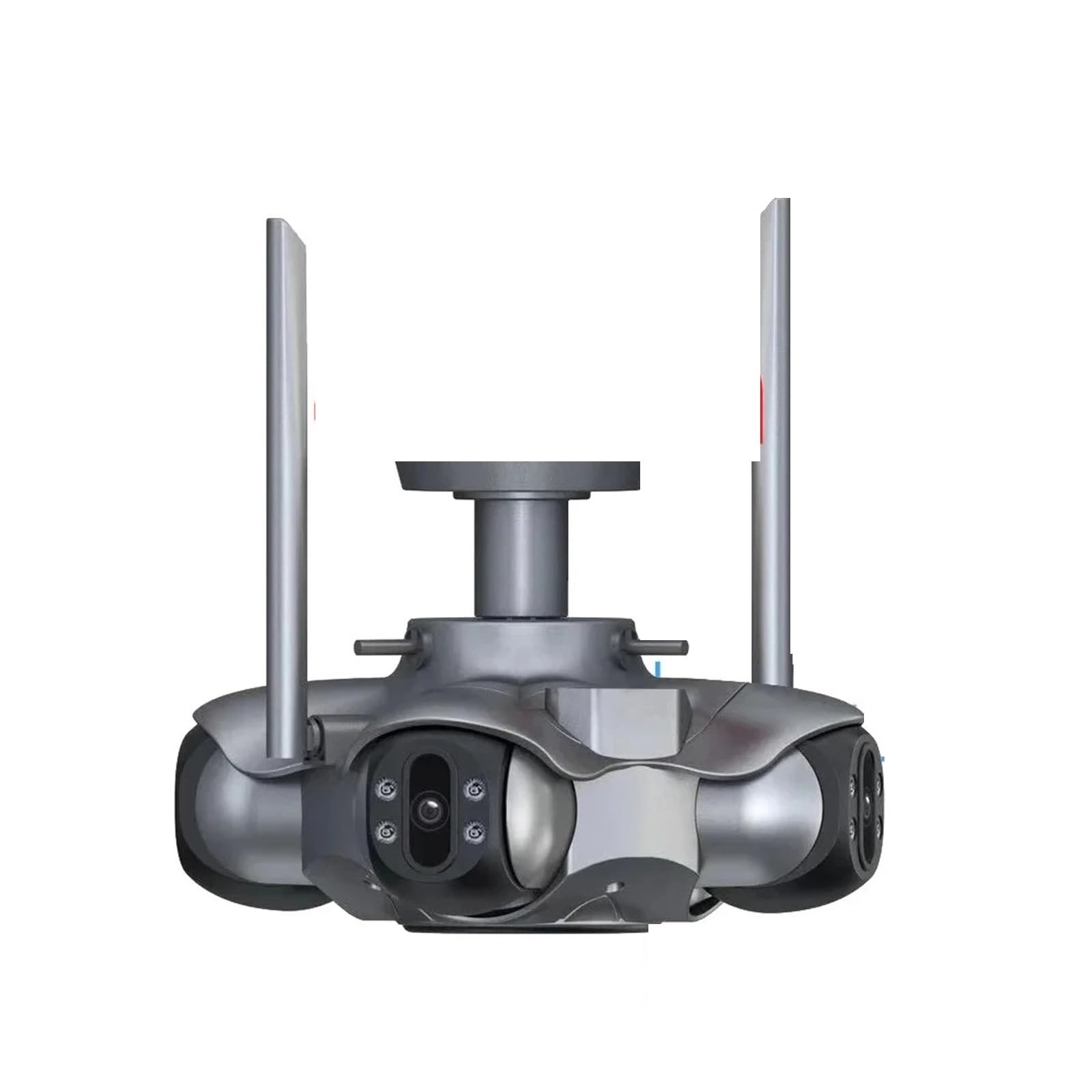 Oshpmbdlyfj Au Plug 25Mp Five Screen Wifi Camera Five Lens Cctv Ip Cam 10K 20Mp Security Ip Camera Video Surveillance 720° Ptz Home Security Cam(,20Mp Wifi No Card)