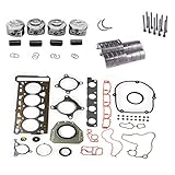 ThpeMakcr EA888 Engine Rebuild Overhaul Kit and 23mm Piston Kit Fit for Volkswagen Jetta Golf Tiguan 2.0T