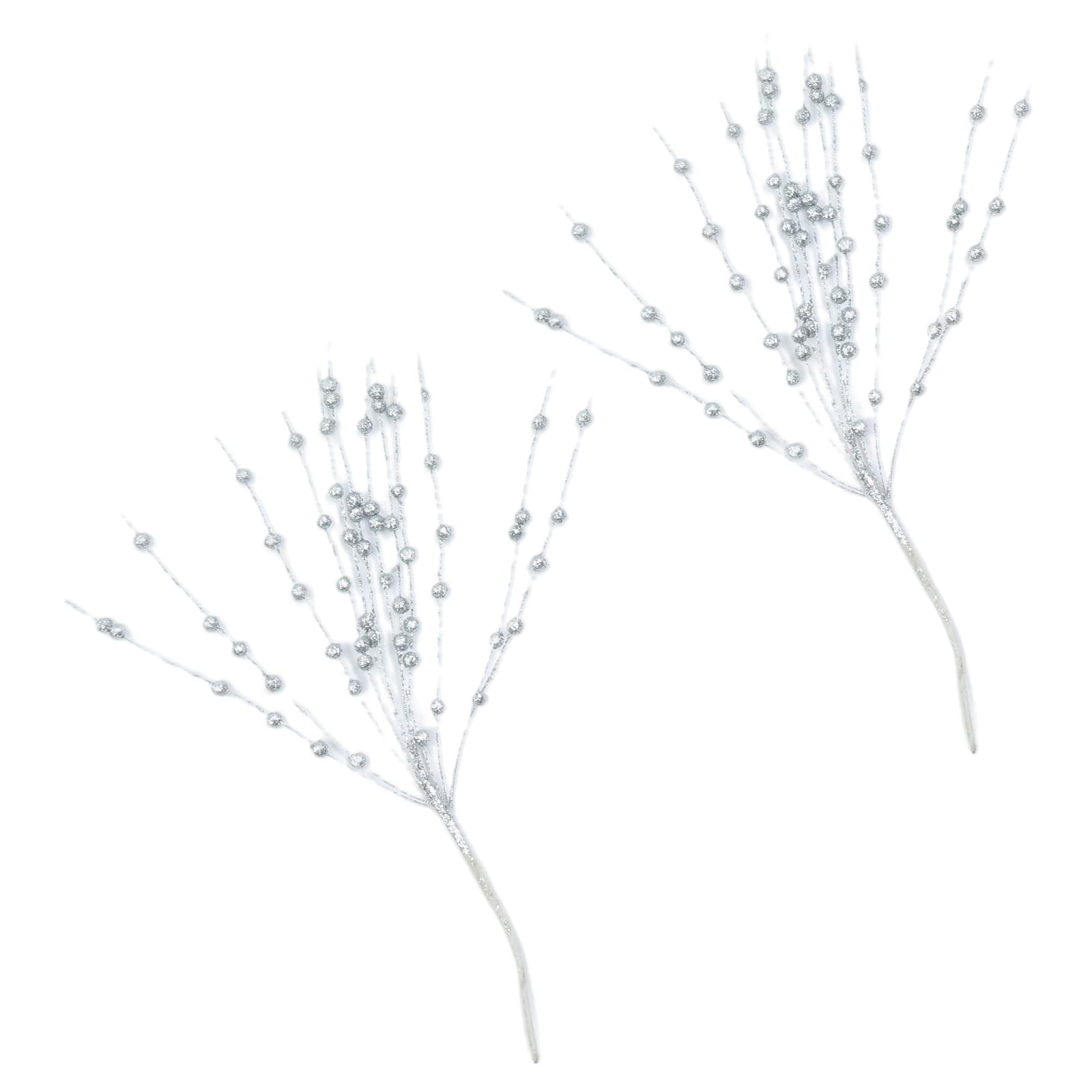 Tsophreniq 2Pcs 52cm Artificial Holly Berries Branch for Christmas Party Centerpieces Home Decoration Christmas Holly Berries Stems Picks