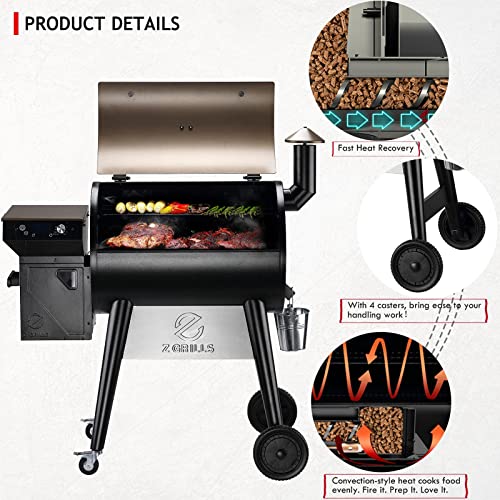 Z-GRILLS-Upgrade-8-in-1-Wood-Pellet-Grill-Smoker-for-Outdoor-Cooking-BBQ-Grill-with-PID-20-Controller-LCD-Screen-697-sq-Meat-Probes-Rain-Cover Z GRILLS Upgrade 8 in 1 Wood Pellet Grill Smoker for Outdoor Cooking BBQ Grill with PID 20 Controller LCD Screen 697 sq Meat Probes Rain Cover