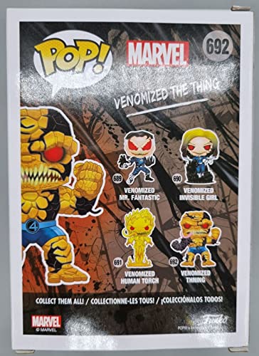 Venomized The Thing figurine métallique pour décorer un bureau de gamer Marvel