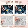 Peacoblue Water Soluble Embroidery Patterns for Beginners 4 Sheets with 37pcs Pumpkins and Maple Leaves Patterns, Wash Away Embroidery Pattern Stabilizer for Hand Sewing Lover Women Adults #2