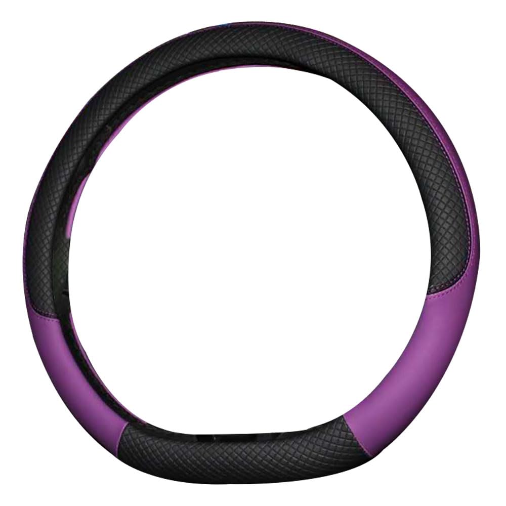 ALDLDA Car Steering Wheel Cover for Toyota 86/GR86 2022-2025 ZN6/ZC6, Microfiber Leather Anti-Slip Auto Wheel Protector, Breathable Sporty Grip, Automotive Interior Upgrade,D-Purple
