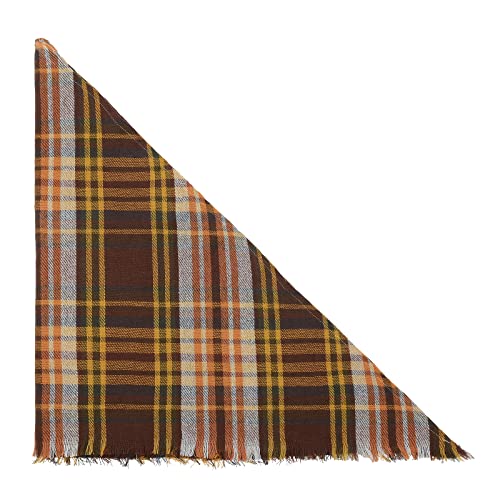 American Trends Scarfs for Women Winter Triangle Scarf Classic Plaid Warm Scarf Soft Scarves Knitted Wrap Shawl4