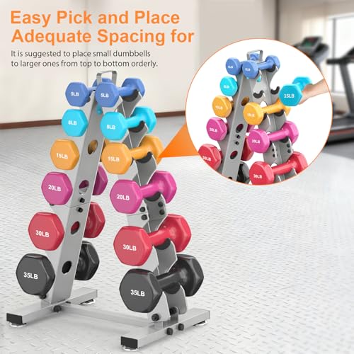 TomCare 6-Tier|5-Tier|4-Tier|2-Tier Dumbbell Rack Stand Only for Home Gym by TomCare - Used condition - Image 5