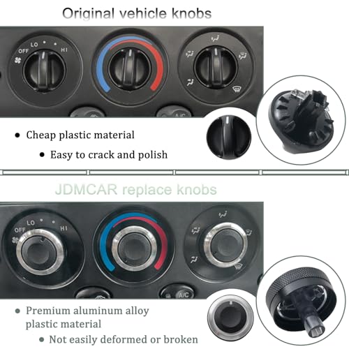 Jdmcar FOR 2000+ TUNDRA Ac Heater Blower Fan Control Switch Knob Compatible With 2000-2006 Toyota Tundra, Replaces 55905-0C010 559050C010 Air Conditioning Climate Control Knob Button thumb #1