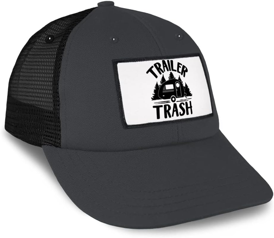 Custom Patch Hat Trucker Baseball Cap Canvas Trees Dad Hat for Men & Women