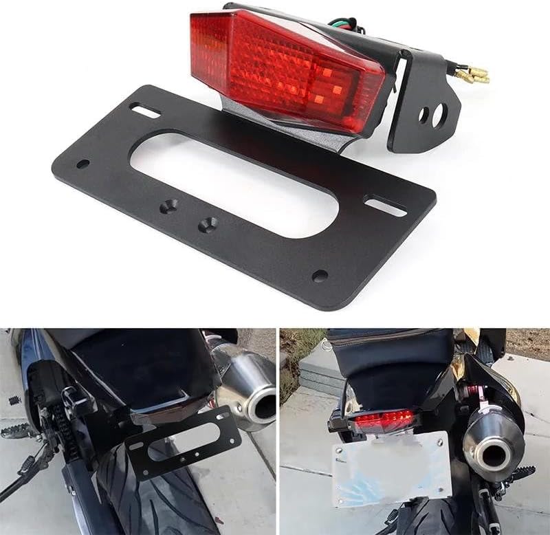 ートバイ ナンバープレートホルダー オートバイアクセサリーリアテール フェンダーエリミネーターキットナンバープレートホルダースズキ