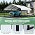RITERYIFER 12x20FT Carport - Heavy Duty Canopy with Reinforced Galvanized Steel Frame & Roof, All-Weather Metal Car Port for 1 Car, Boats, Tractors, Pickup Trucks or Party Shelter,White