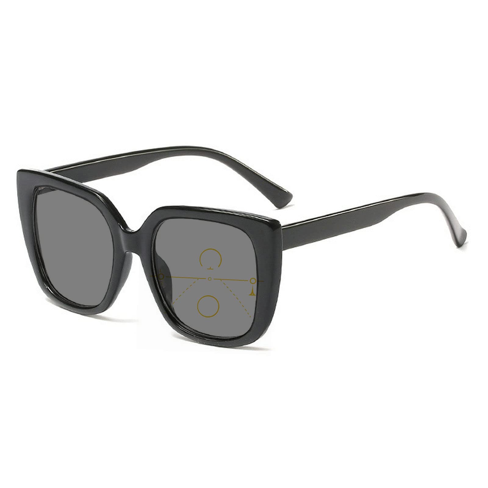 Transition Photochromic Cat Eye progressive multifocal Reading Glasses For Women adjustable Vision Sunglasses Reader