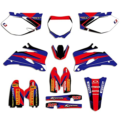 ENARUI Kit Déco Autocollant Stickers Compatible avec Yamaha 450 250 YZF YZ250F YZ450F 2006 2007 2008 2009