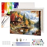 Photo Gallery airdea capanna lago dipingere con i numeri adulti, montagne paint by numbers con vernici e pennelli, kit di pittura acrilica fai-da-te per adulti principianti decora la casa 40x30 cm (incorniciato) Photo Gallery airdea capanna lago dipingere con i numeri adulti, montagne paint by numbers con vernici e pennelli, kit di pittura acrilica fai-da-te per adulti principianti decora la casa 40x30 cm (incorniciato)